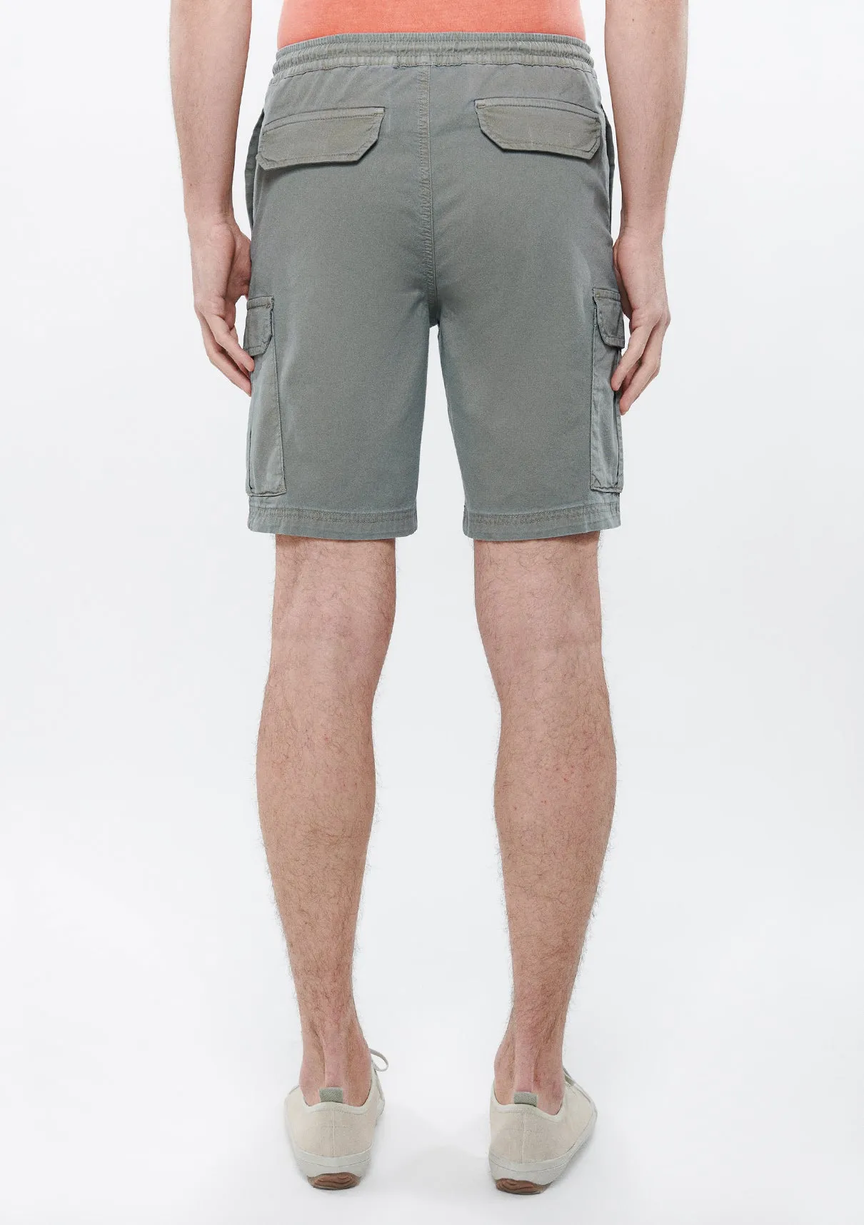 Grey Cargo Shorts