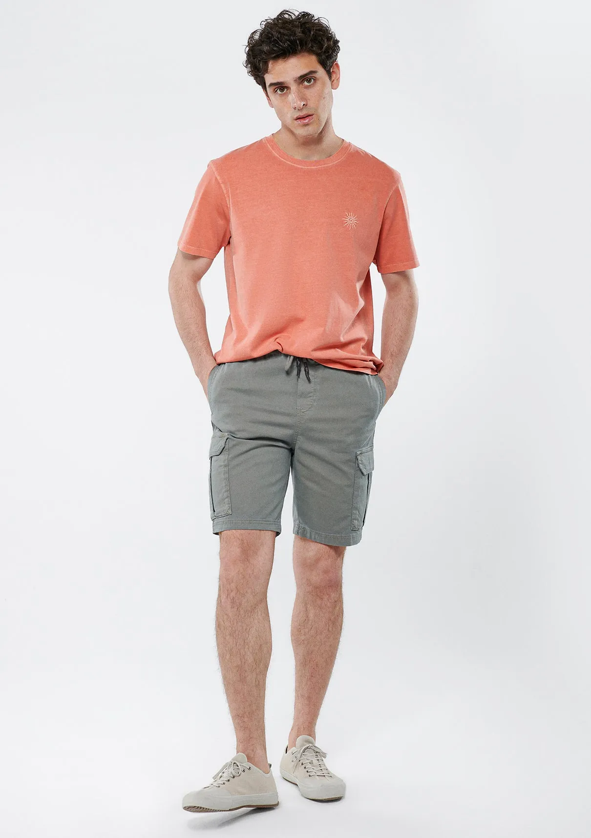 Grey Cargo Shorts