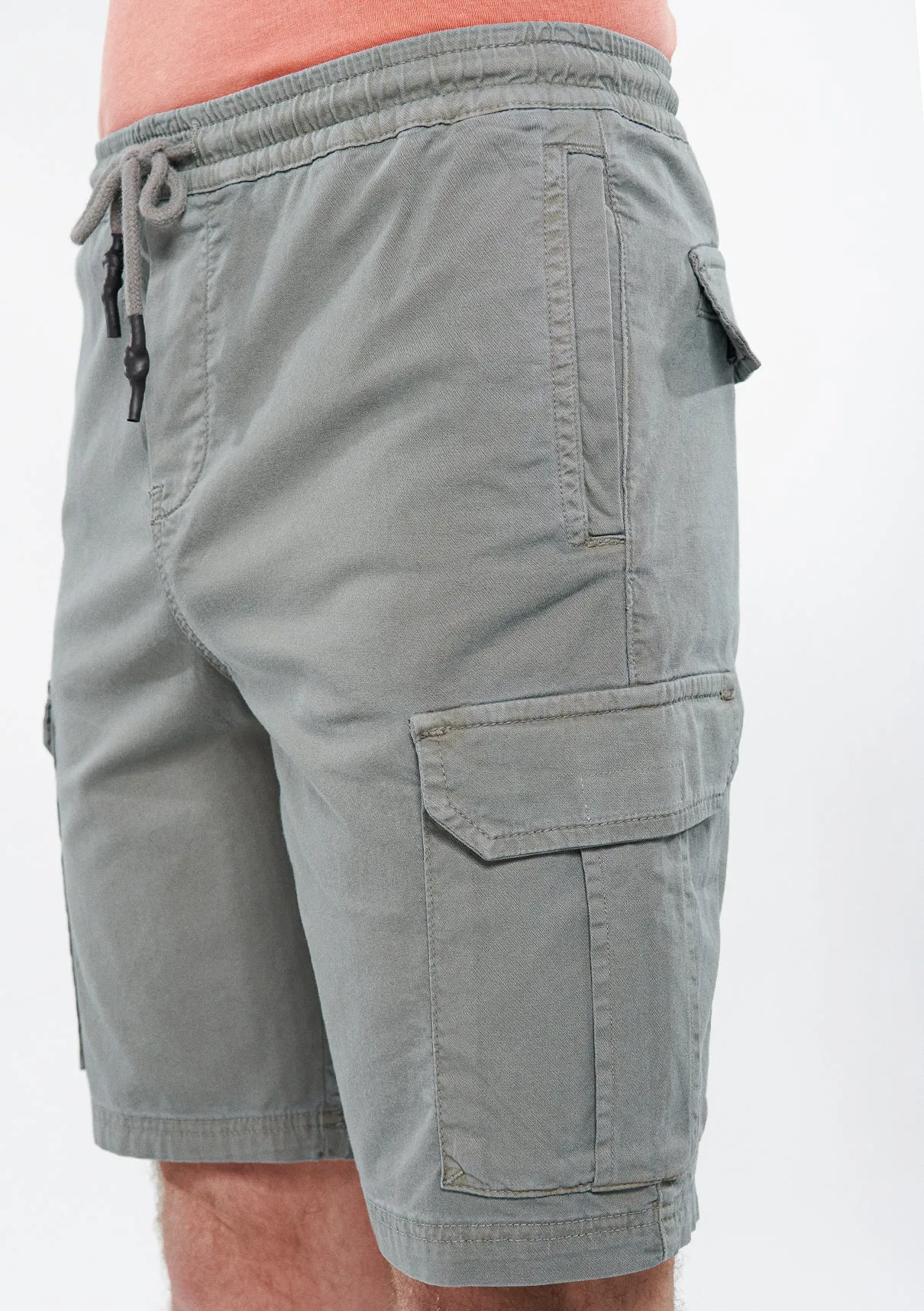 Grey Cargo Shorts