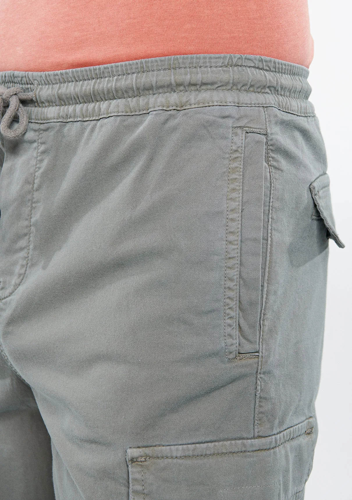 Grey Cargo Shorts