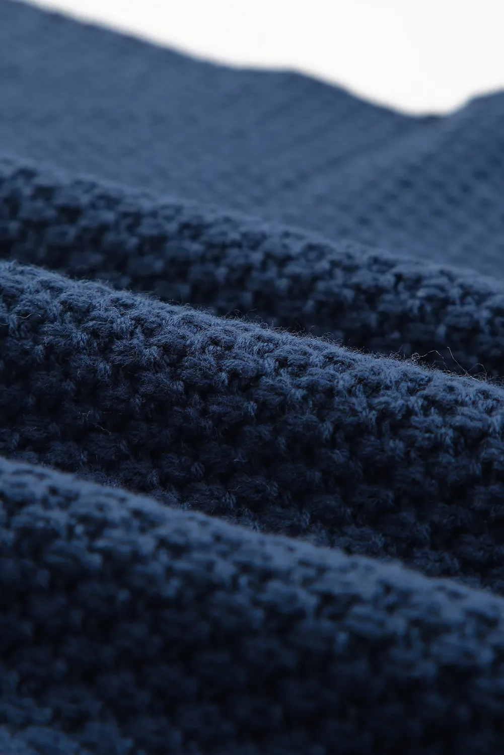 Hazel Blues® |  Cable-Knit V-Neck Sweater Vest