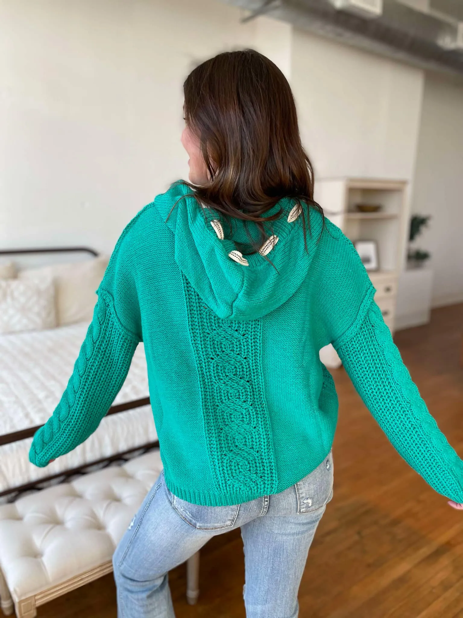 Hazel Blues® |  PREORDER: Let the Sunshine In Hooded Sweater in Two Colors