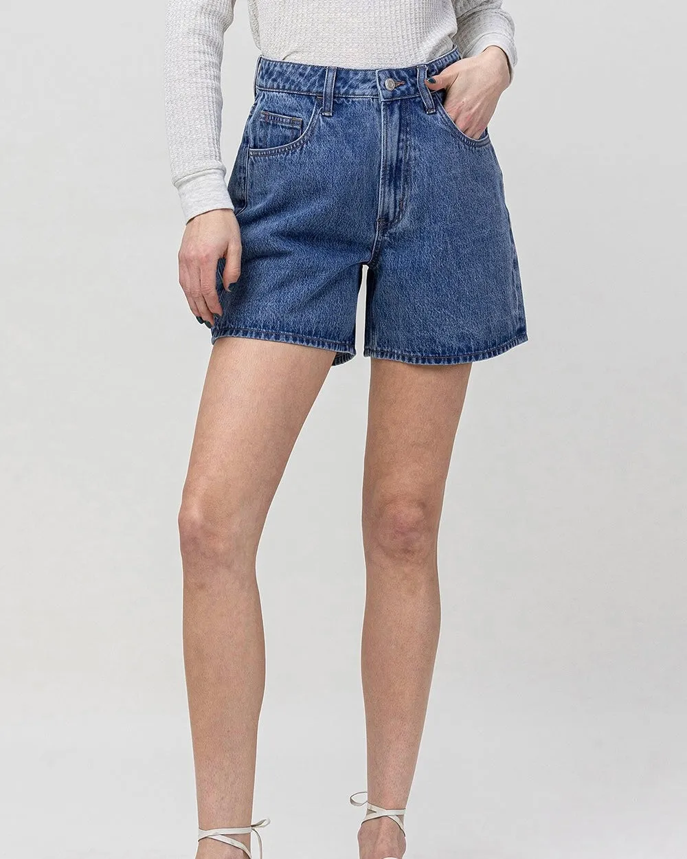 High Rise Mom Shorts