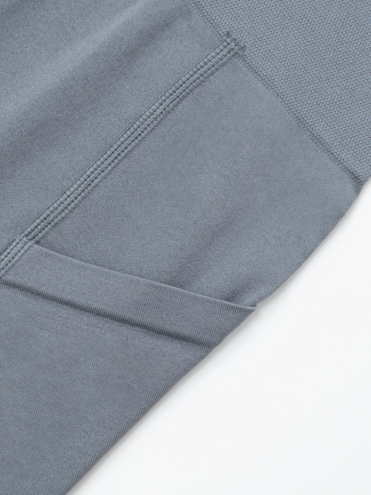 High Waist Tights Boxer Shorts Biker with Pockets Tummy Control Grey