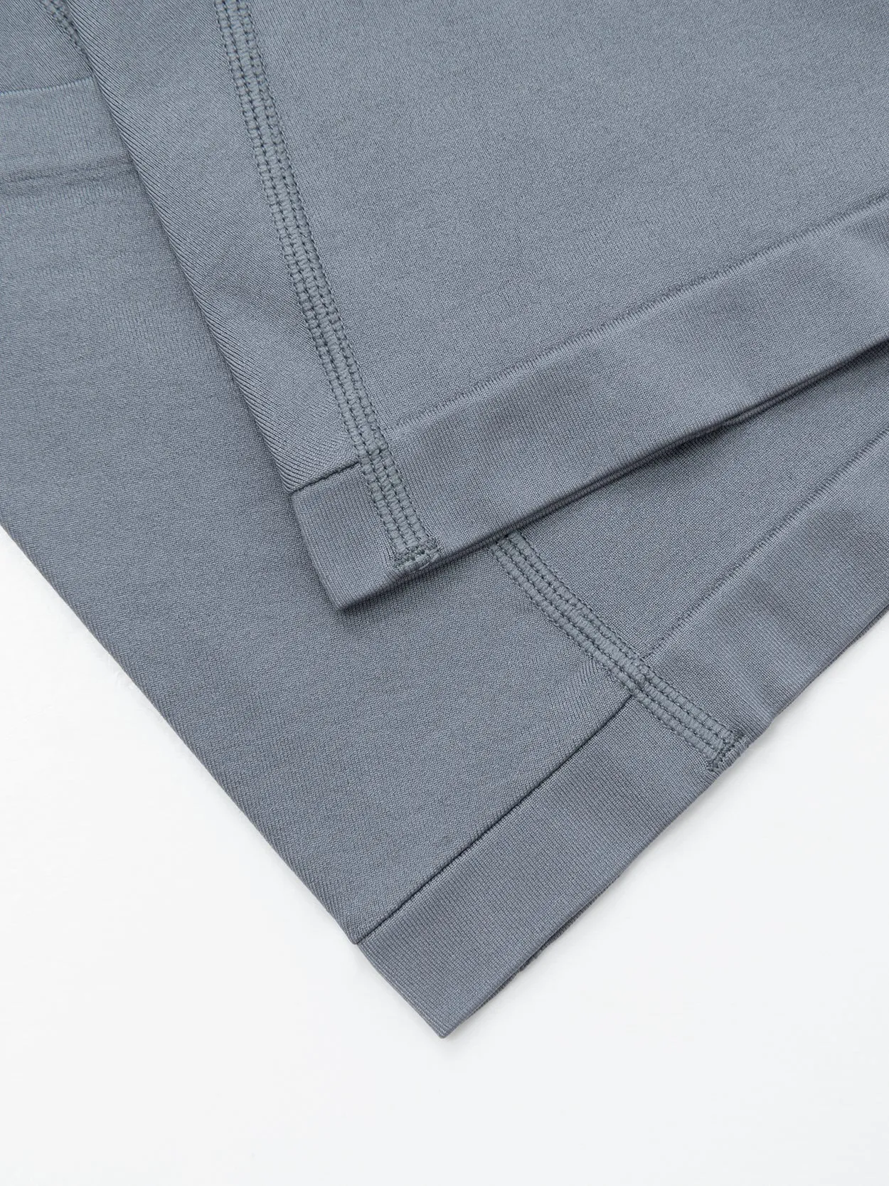 High Waist Tights Boxer Shorts Biker with Pockets Tummy Control Grey