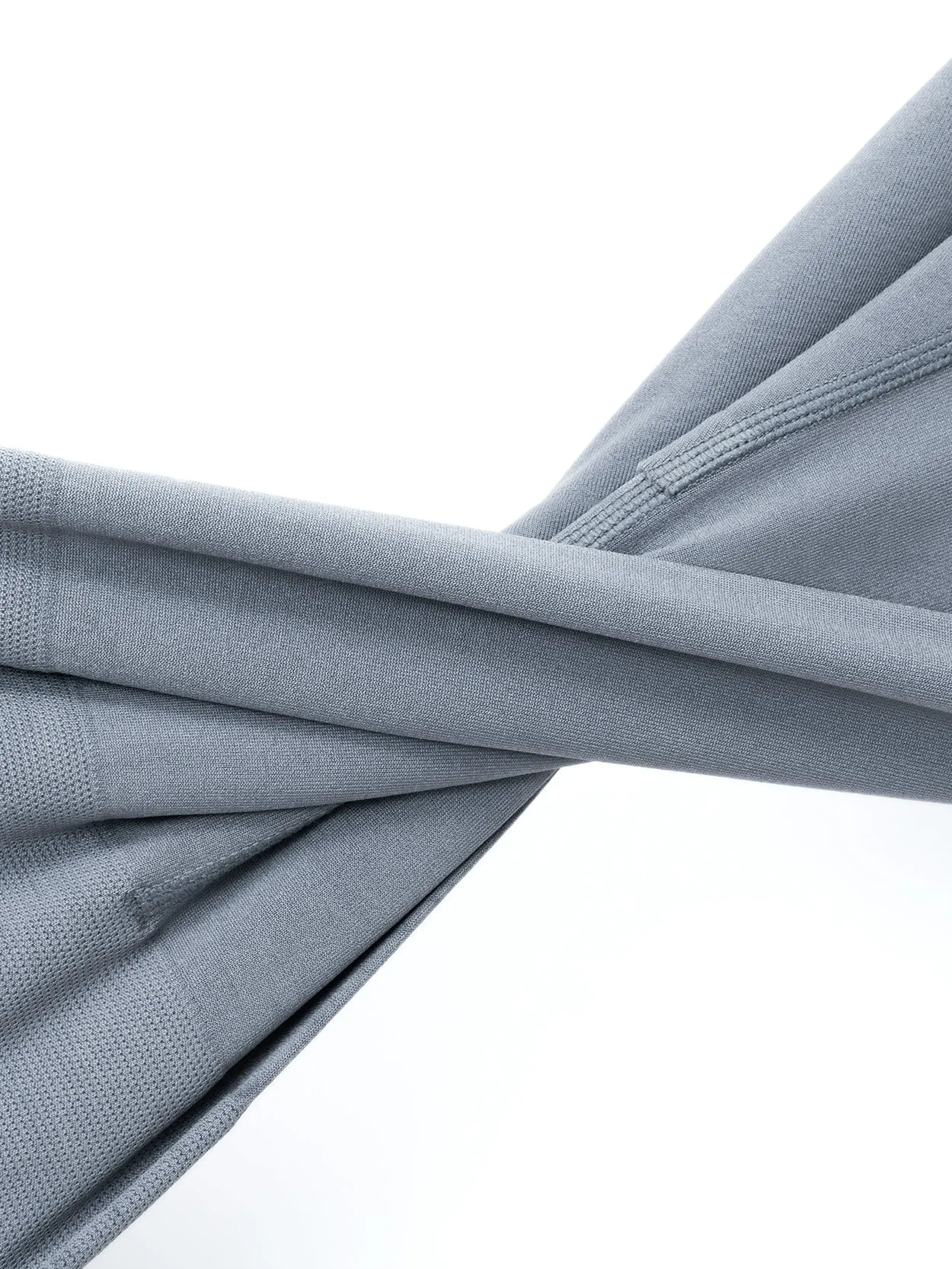 High Waist Tights Boxer Shorts Biker with Pockets Tummy Control Grey