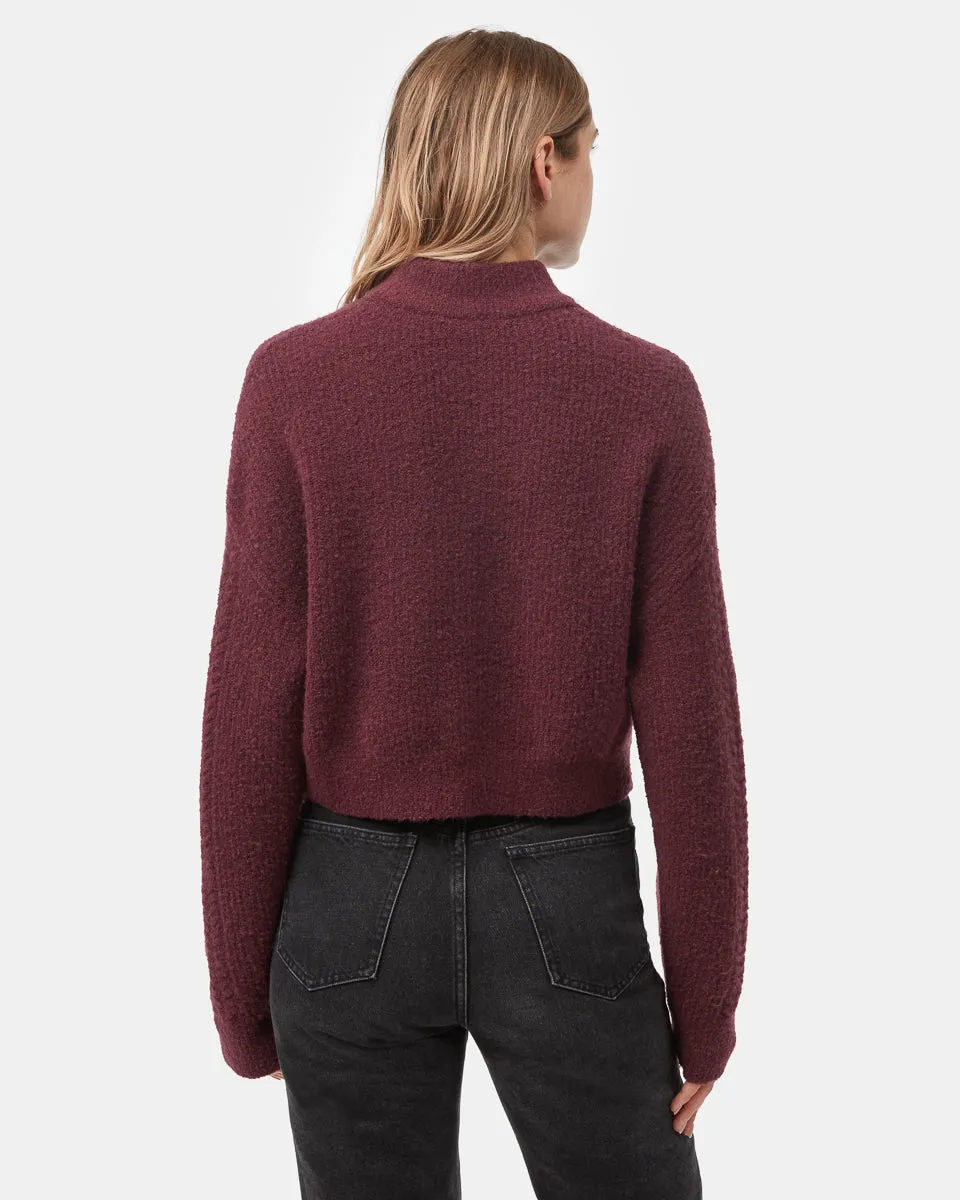 Highline Fuzzy Cable Sleeve Sweater