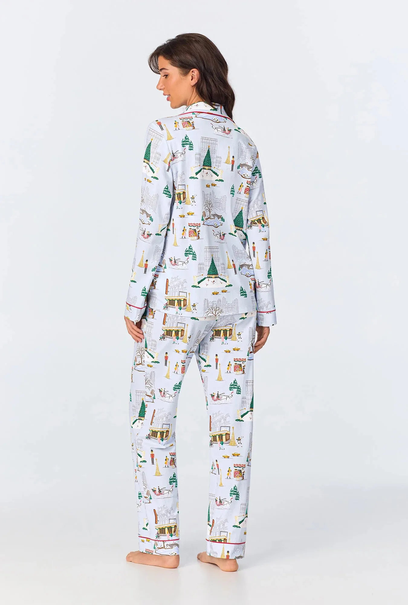 Holiday in the City Long Sleeve PJ Set