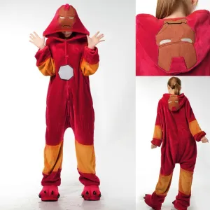 Iron Man Costumes Kigurumi Onesies Pajamas Adult
