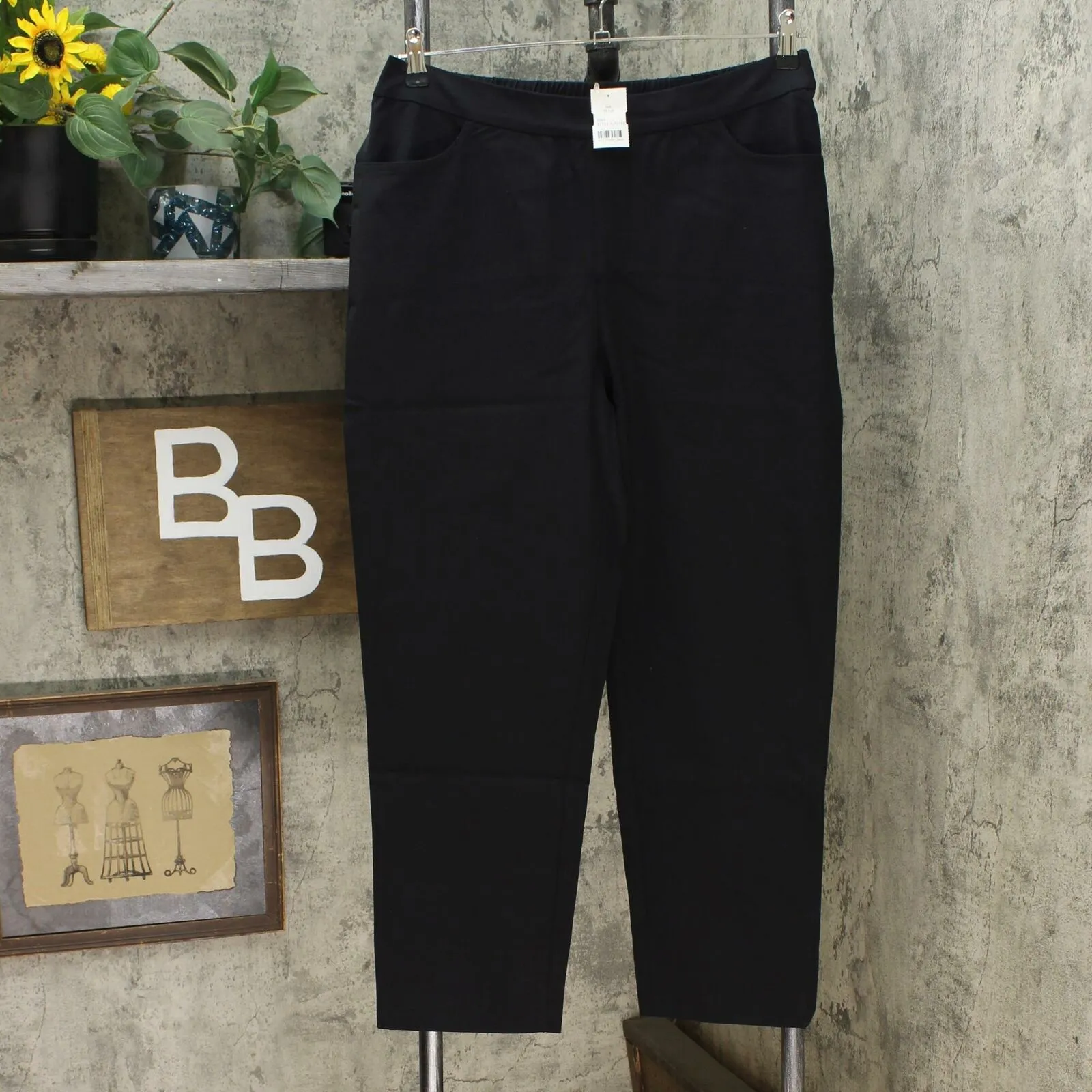 Isaac Mizrahi Live! Tall 24/7 Stretch Crop Pants With Back Slits