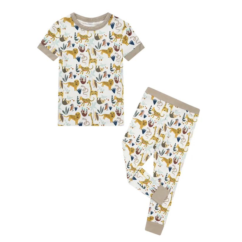 Jungle Friends Short Sleeve PJ Set