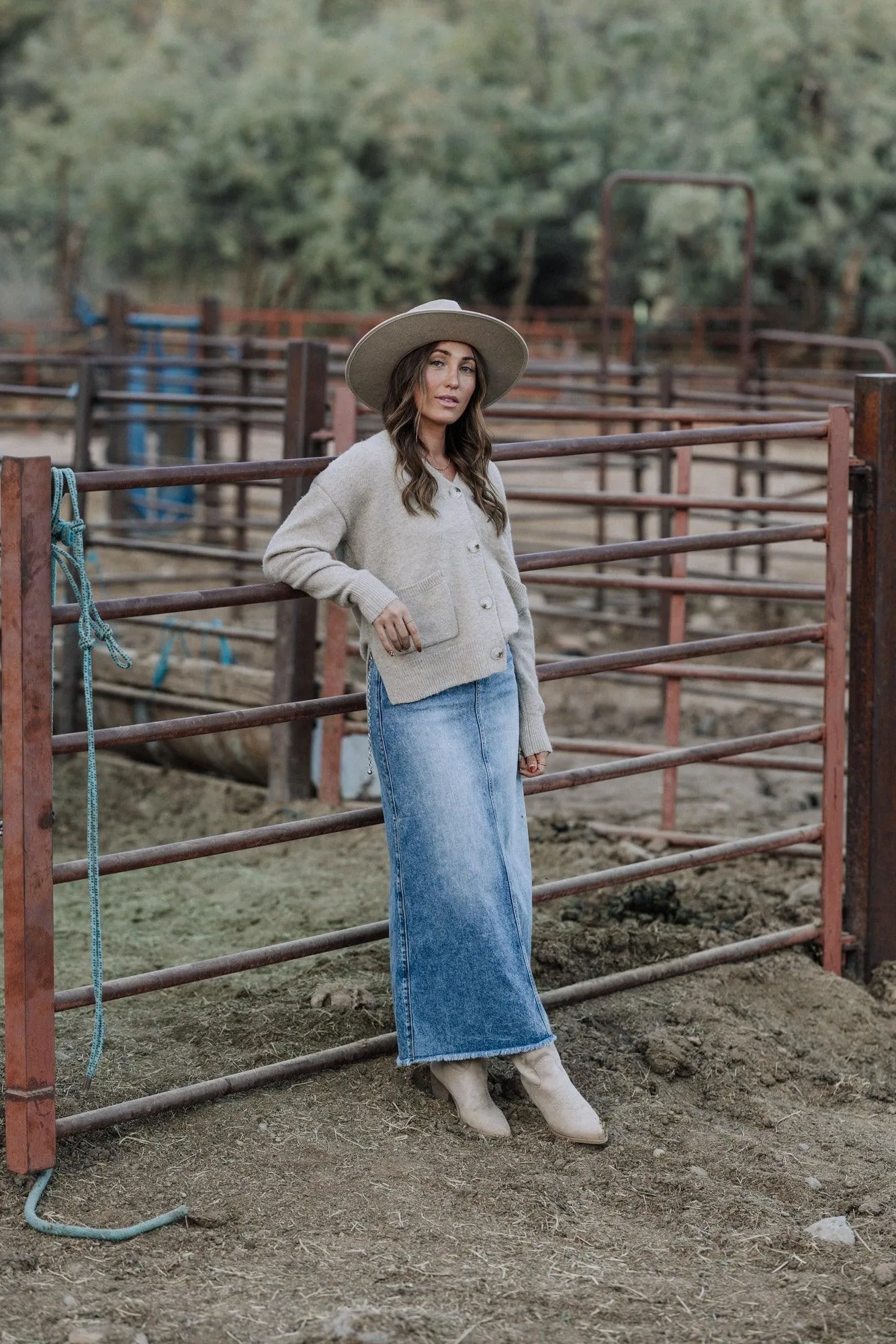 Kamrie Button Down V-Neck Cardigan