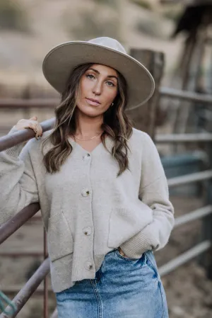 Kamrie Button Down V-Neck Cardigan
