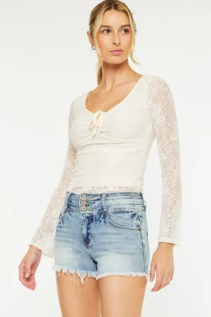 KanCan Triple Threat Denim Shorts