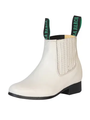 Kids - Botines Charros Clasicos de Piel Genuina para Niños 'La Barca' - ID: 216