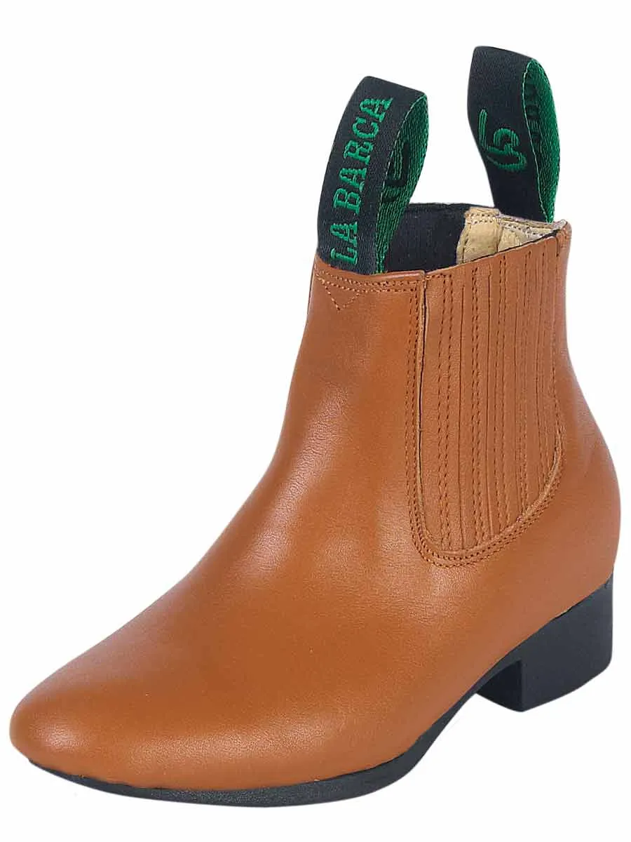 Kids - Botines Charros Clasicos de Piel Genuina para Niños 'La Barca' - ID: 33333