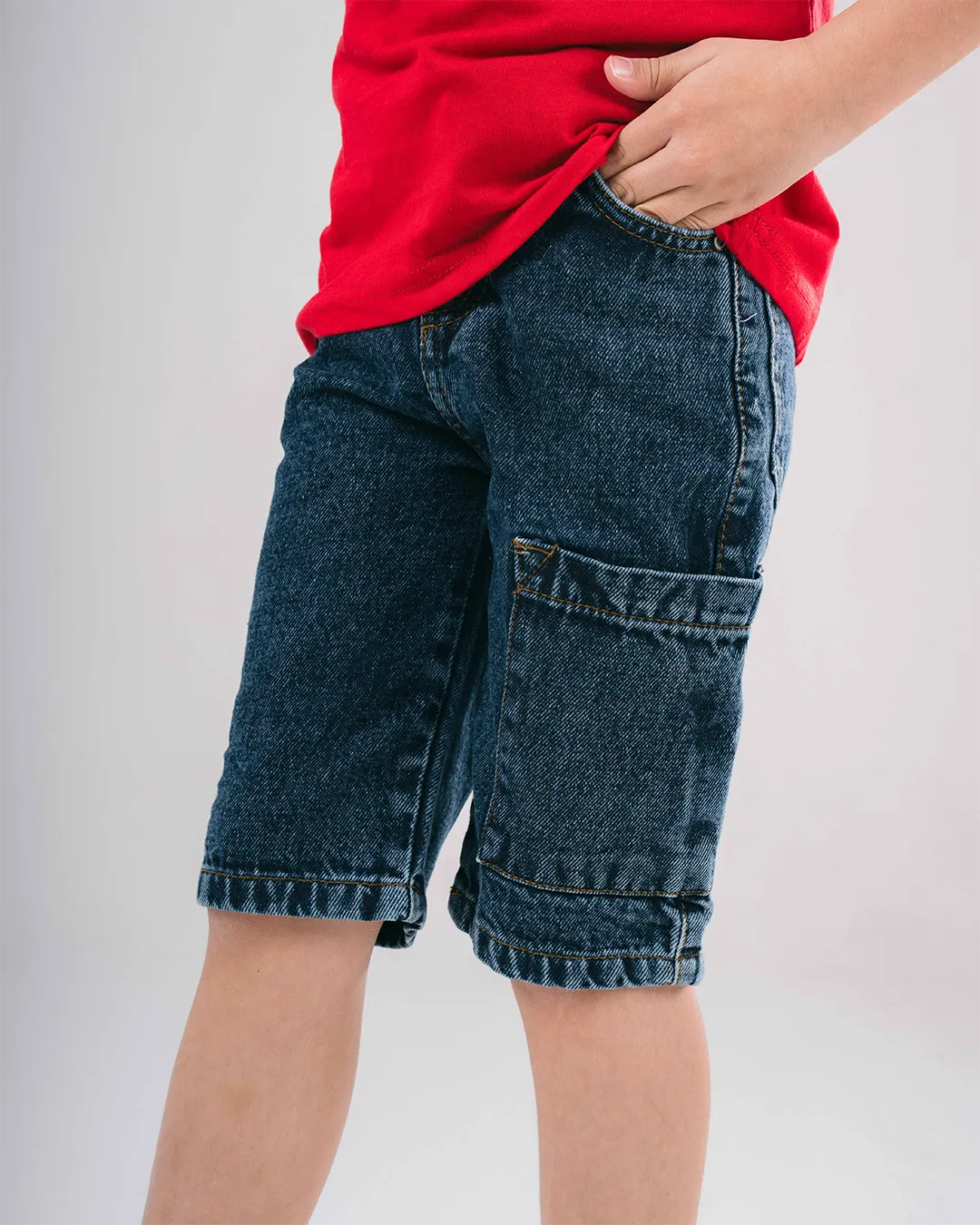 Knee-pocket Shorts