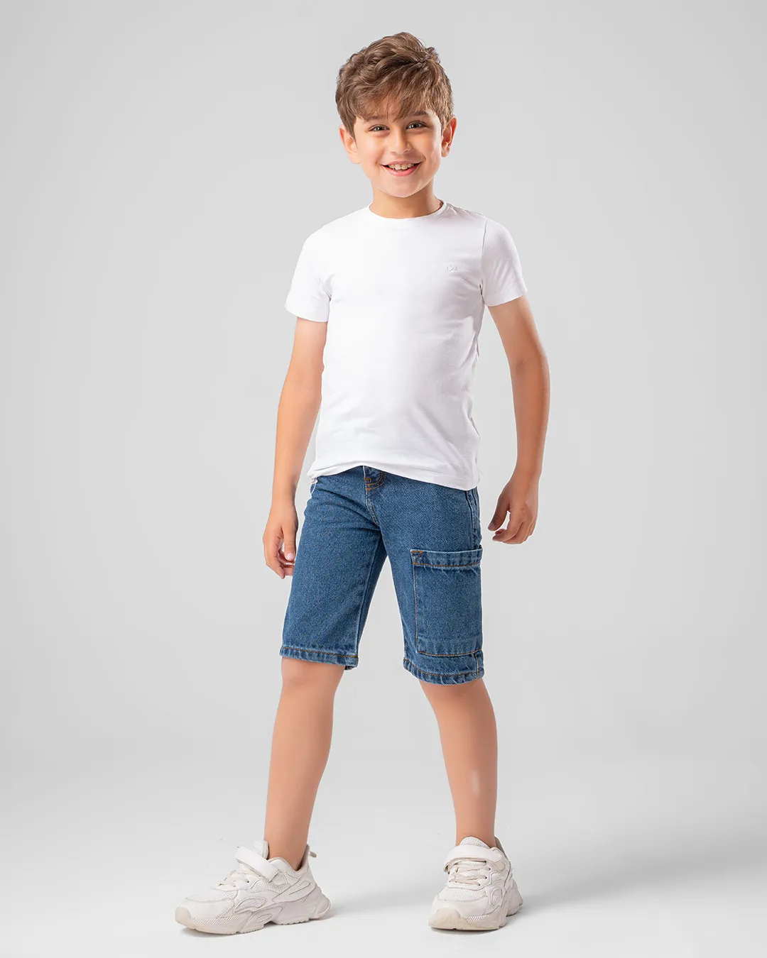 Knee-pocket Shorts