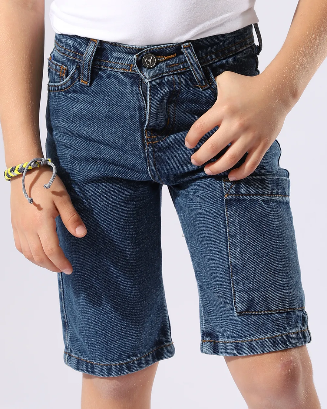 Knee-pocket Shorts