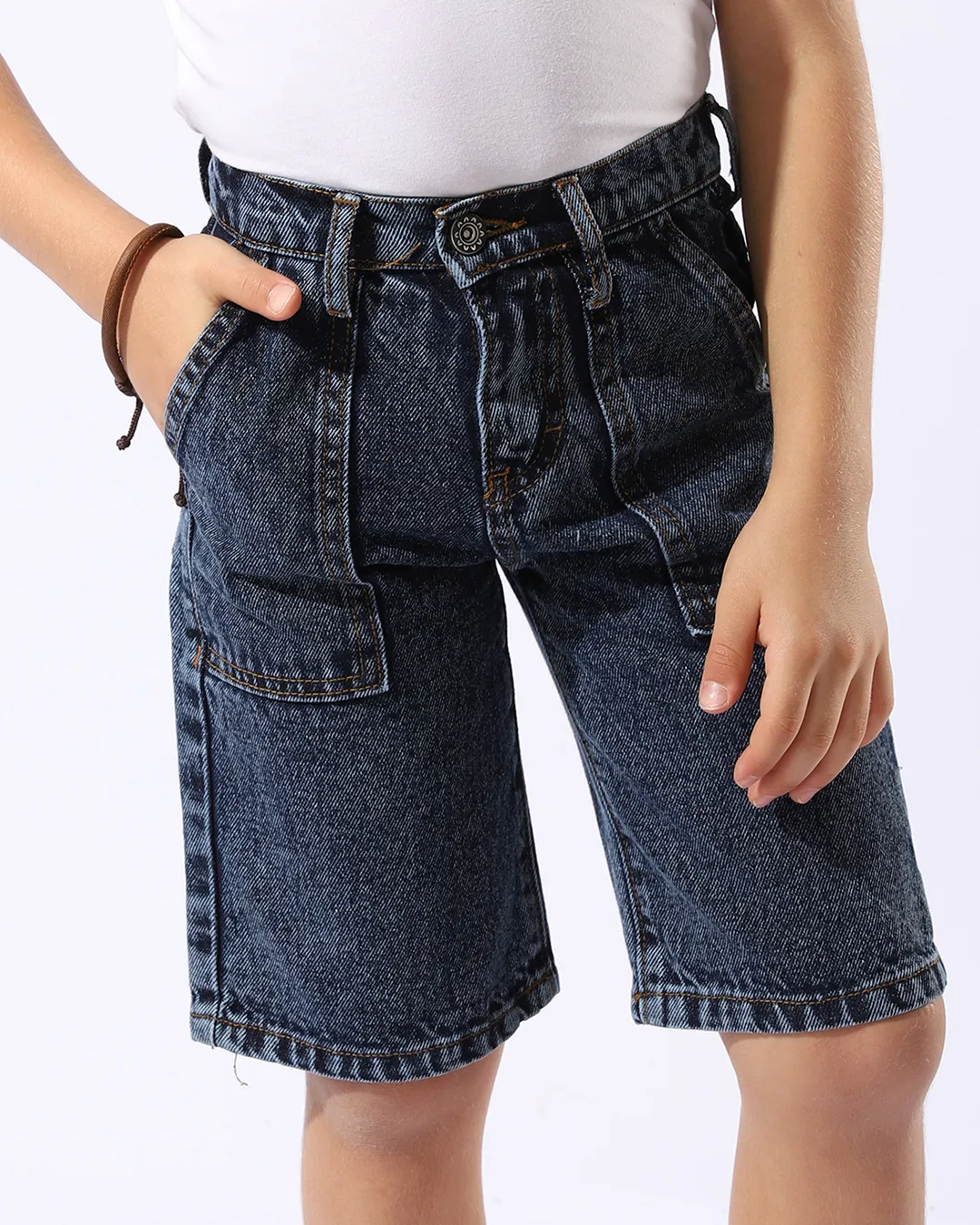 Knee-pocket Shorts