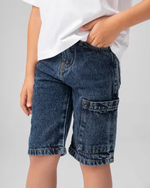 Knee-pocket Shorts