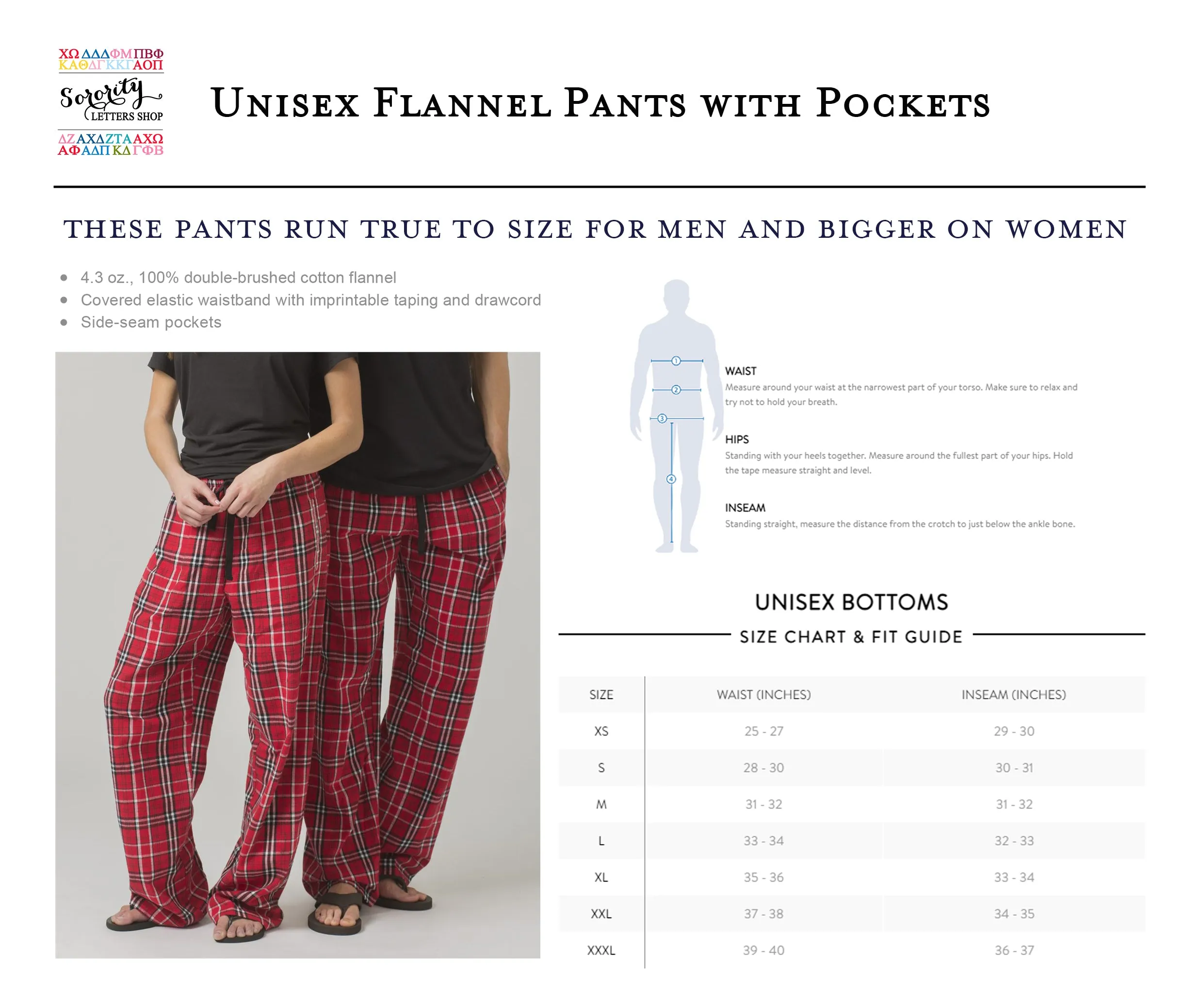 Lambda Chi Alpha Flannel Pants