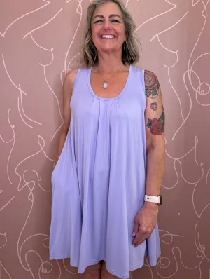 Lav & Kush Pleated Tank Dress