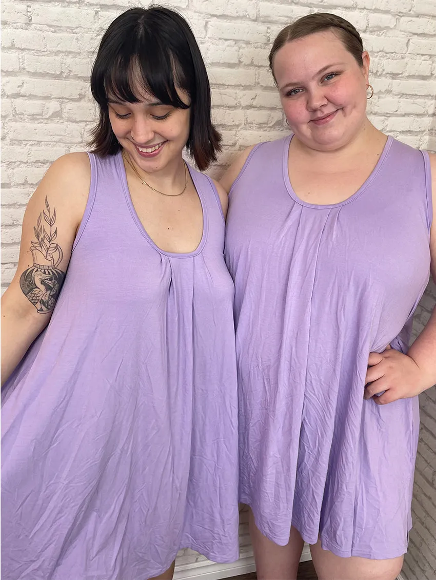 Lav & Kush Pleated Tank Dress