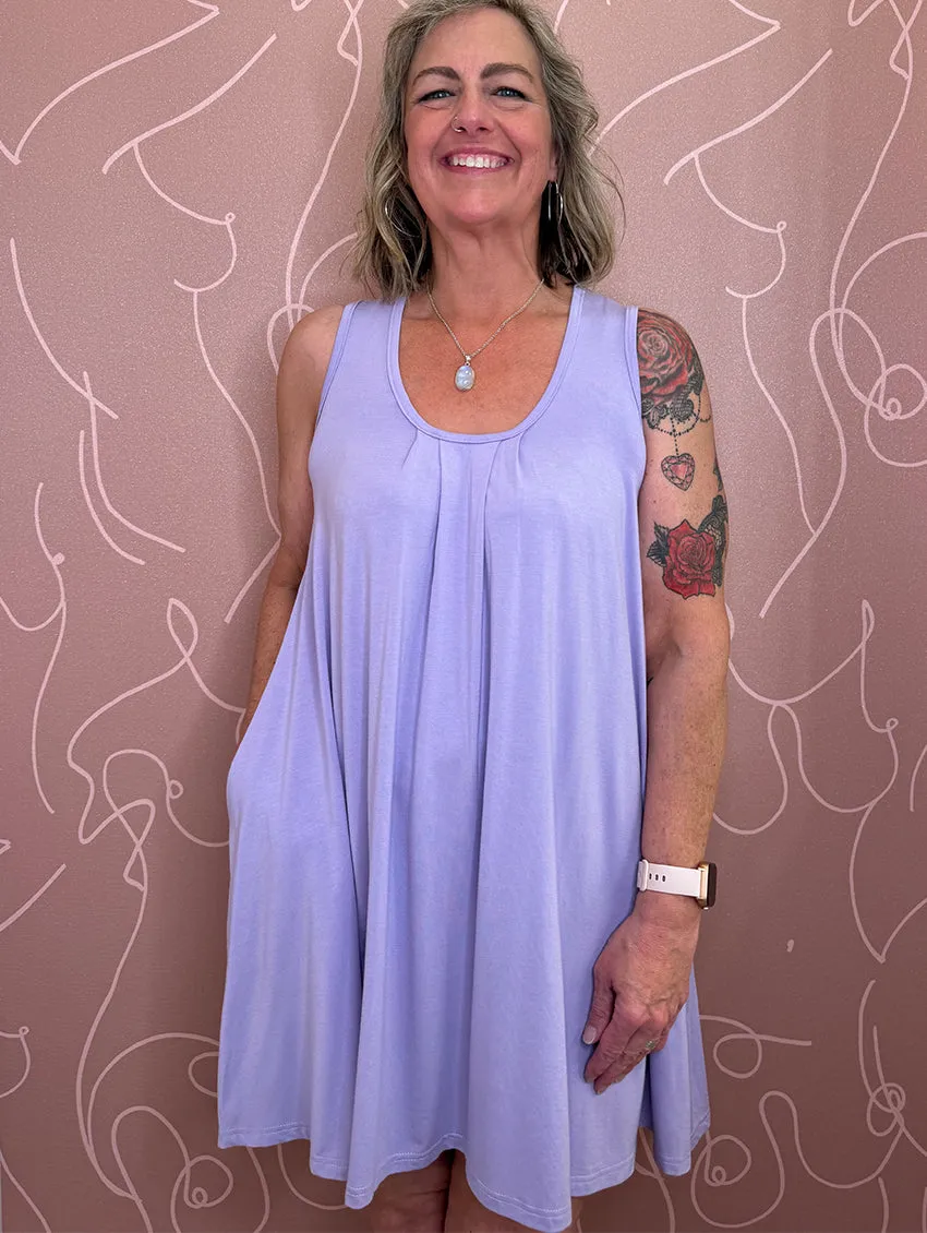 Lav & Kush Pleated Tank Dress