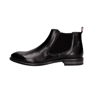 Leder Stiefel schwarz