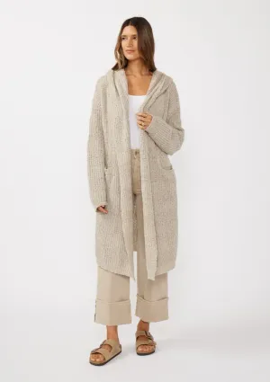Lina Space Dye Hooded Cardigan