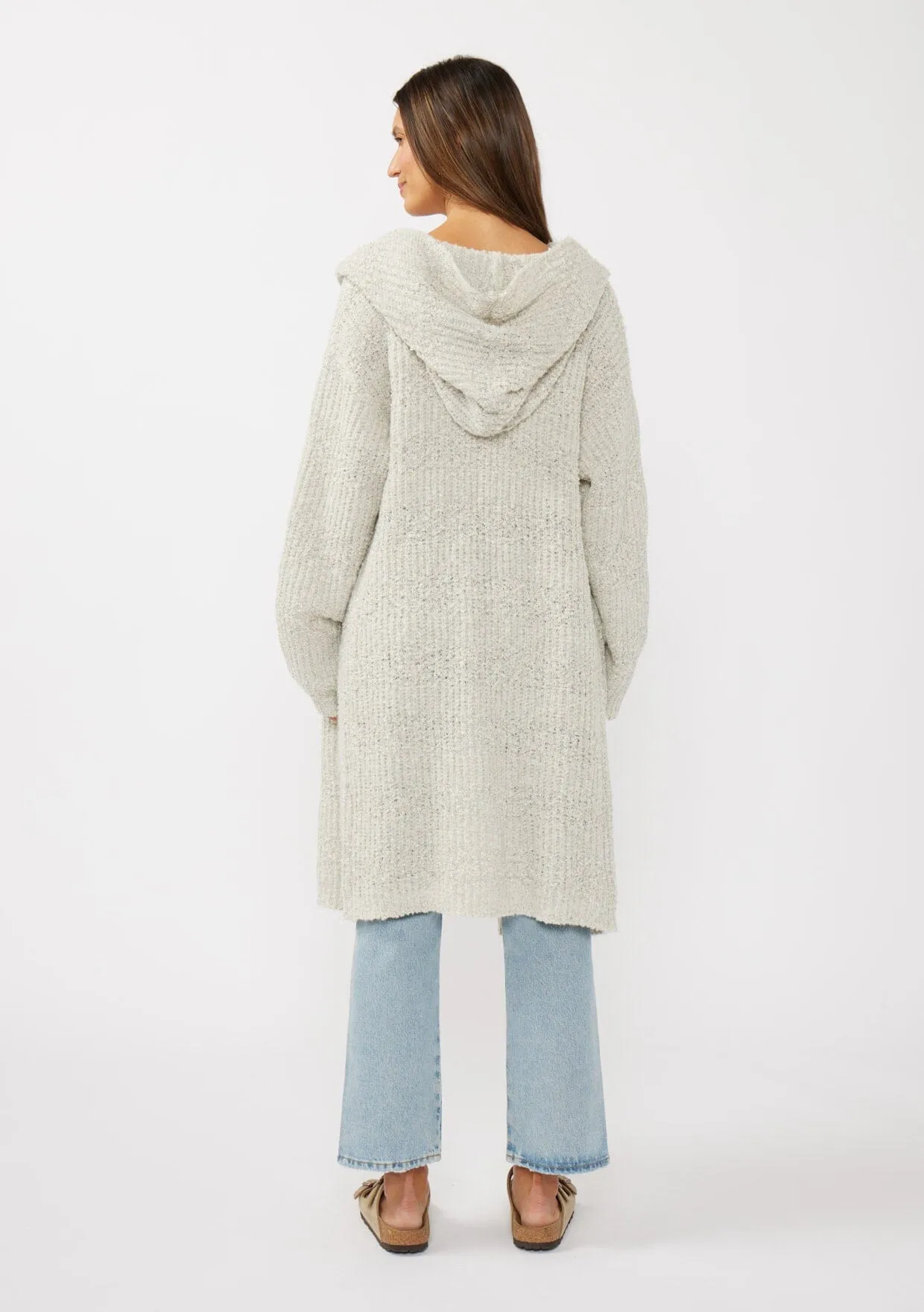 Lina Space Dye Hooded Cardigan
