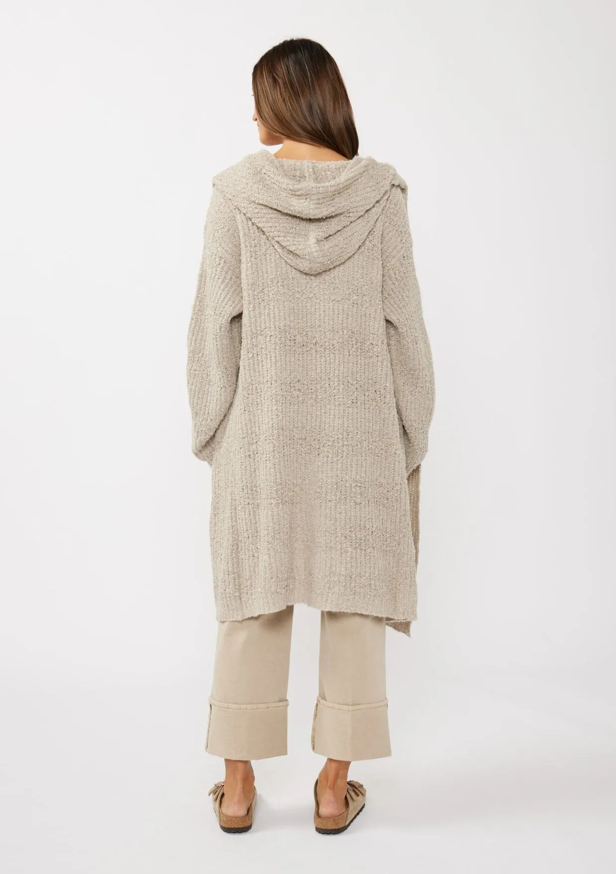 Lina Space Dye Hooded Cardigan