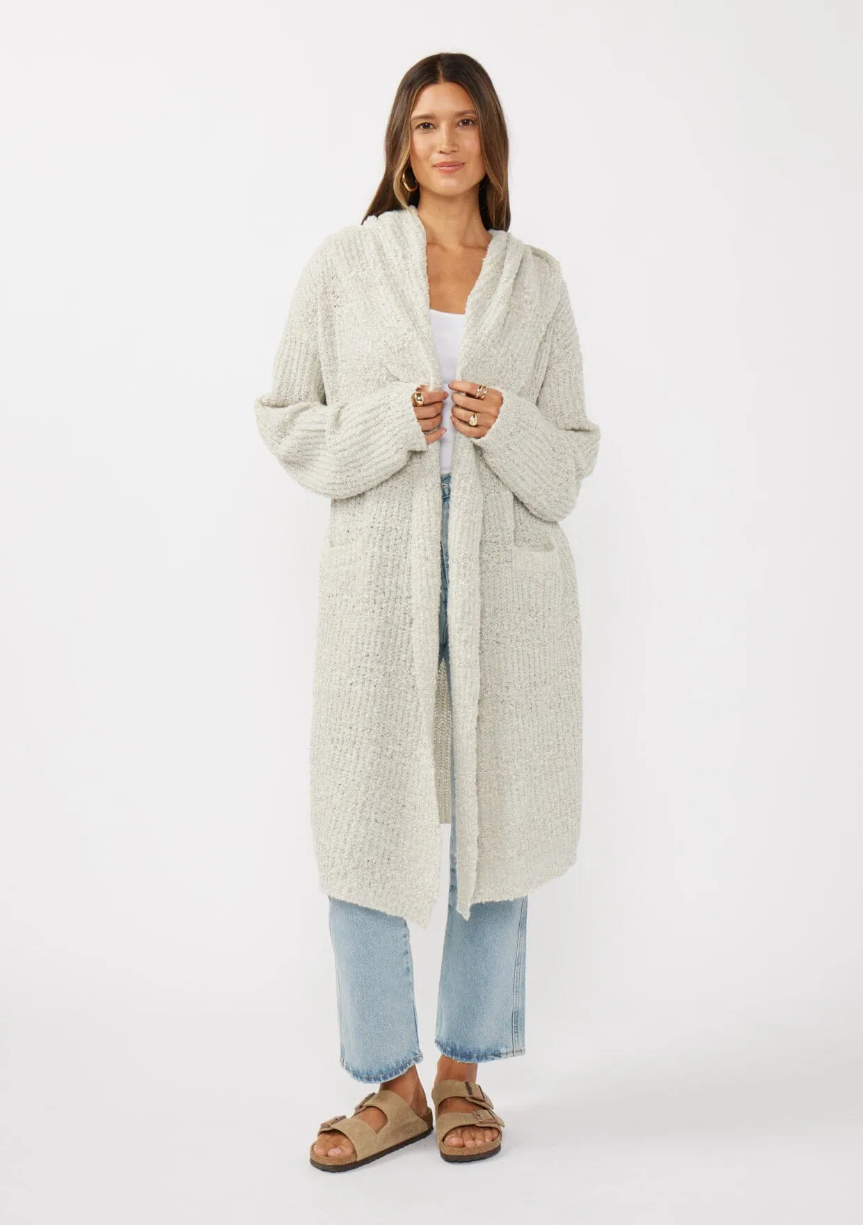 Lina Space Dye Hooded Cardigan