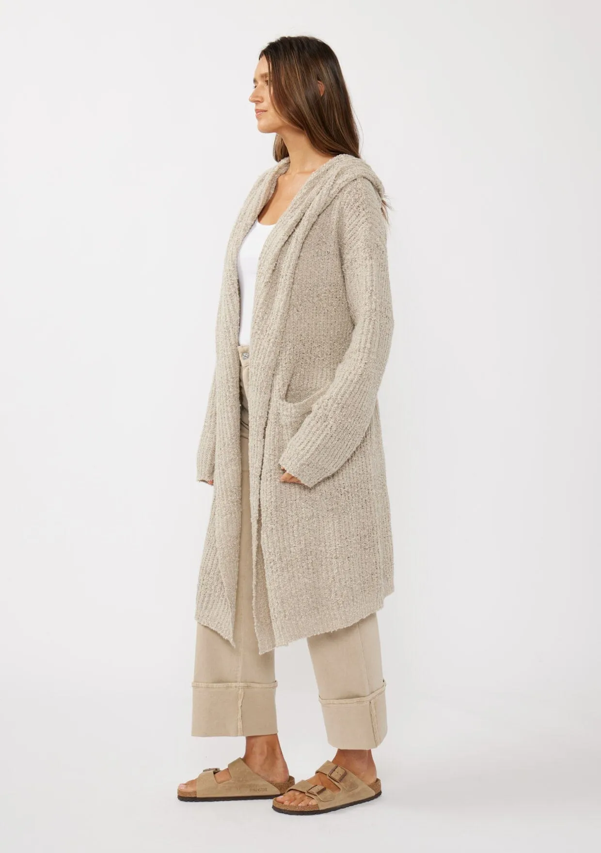 Lina Space Dye Hooded Cardigan