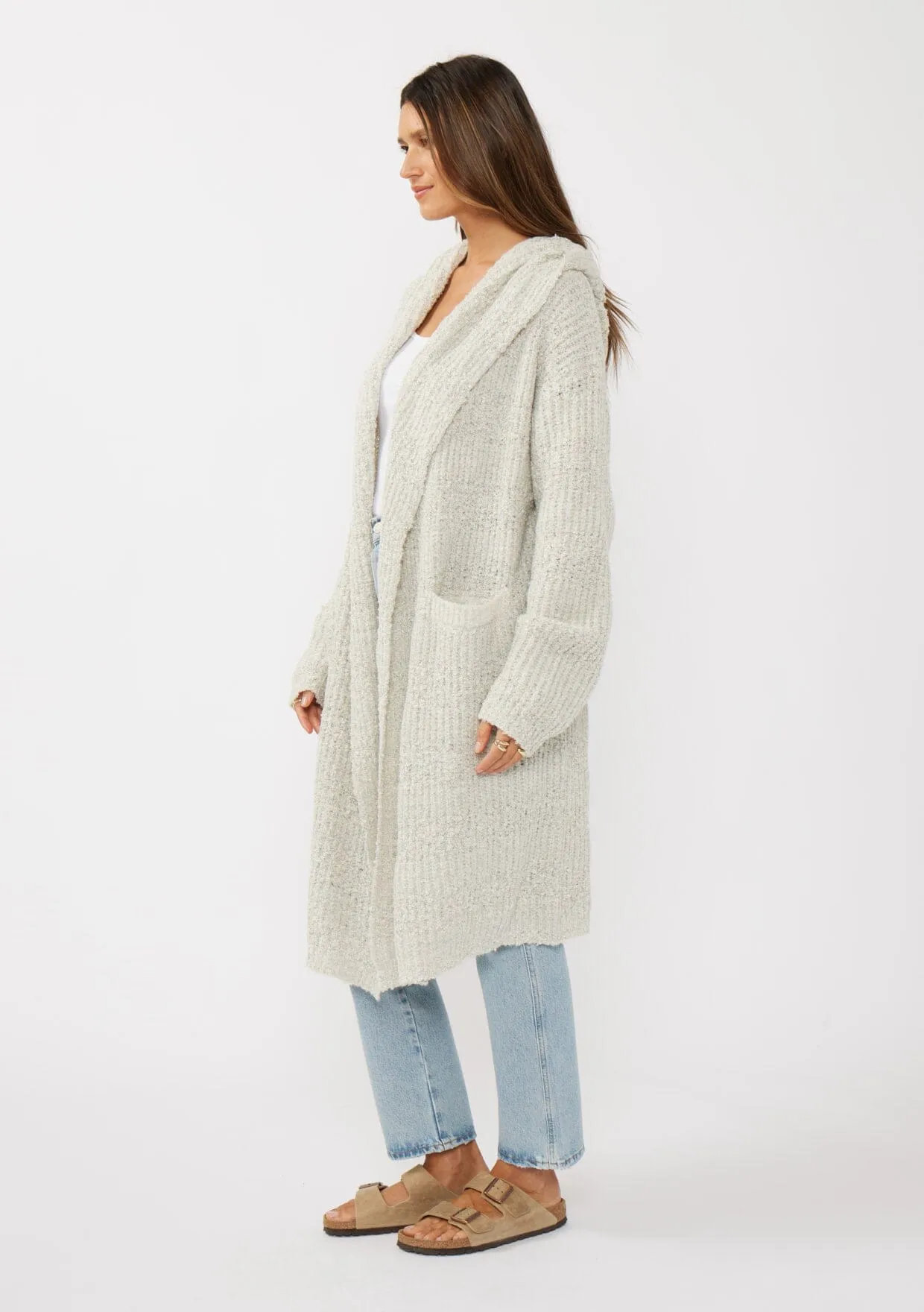 Lina Space Dye Hooded Cardigan