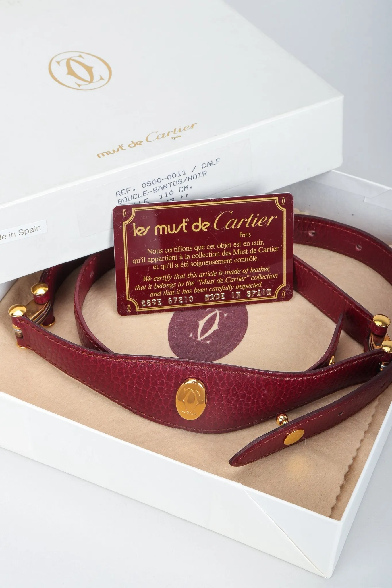 Logo Medallion Leather Belt
