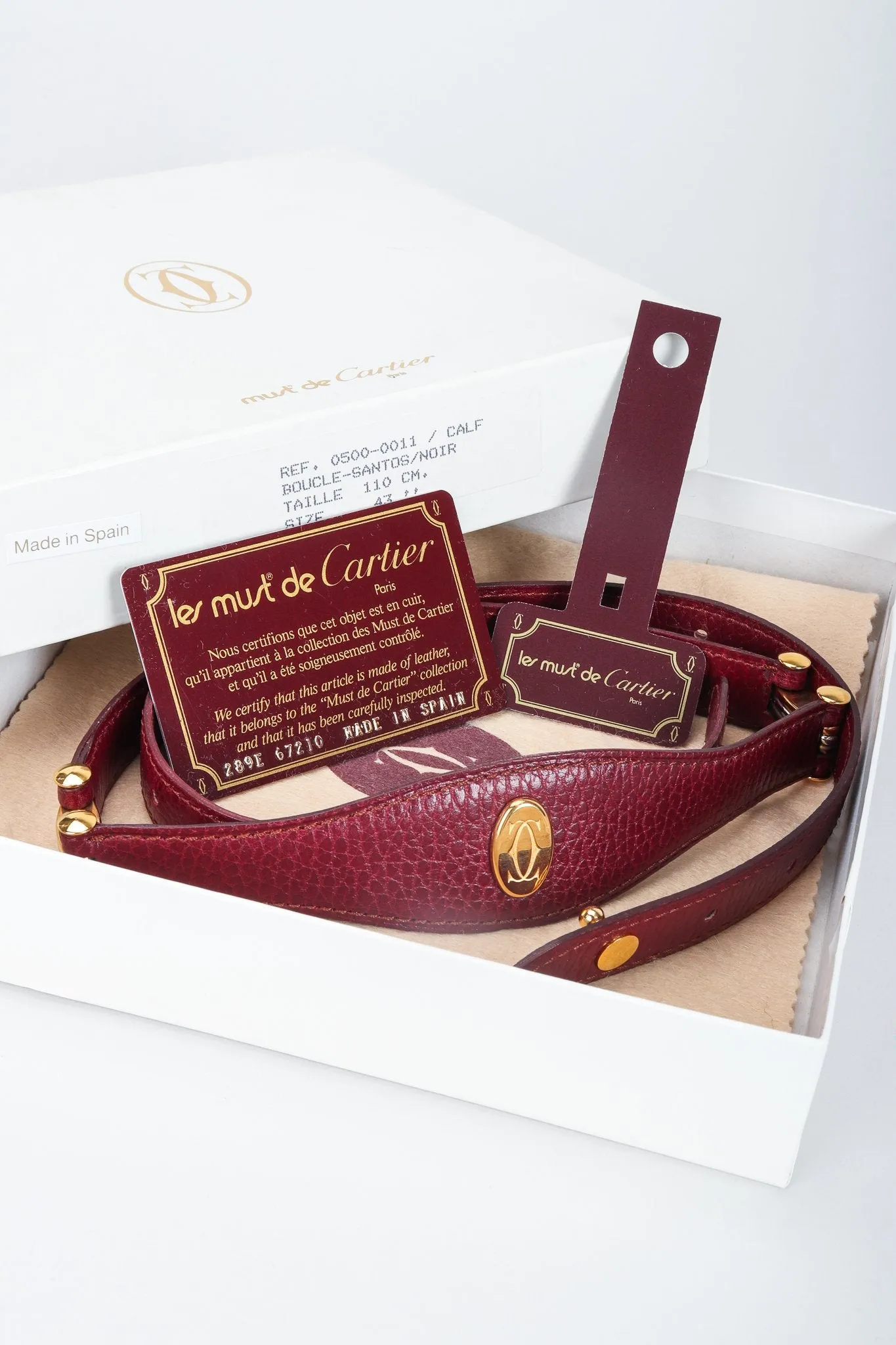 Logo Medallion Leather Belt