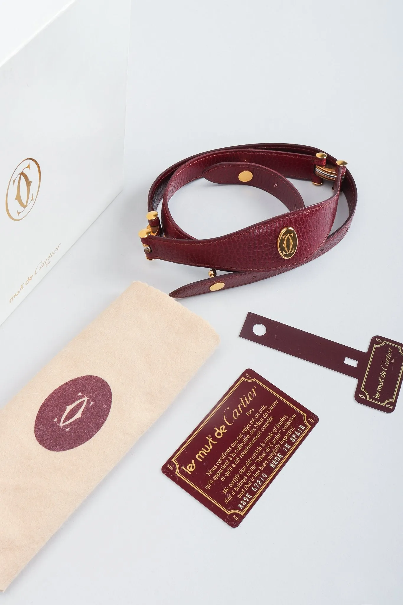Logo Medallion Leather Belt