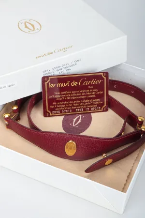 Logo Medallion Leather Belt