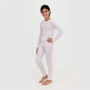 Long Sleeve Bows PJ Set