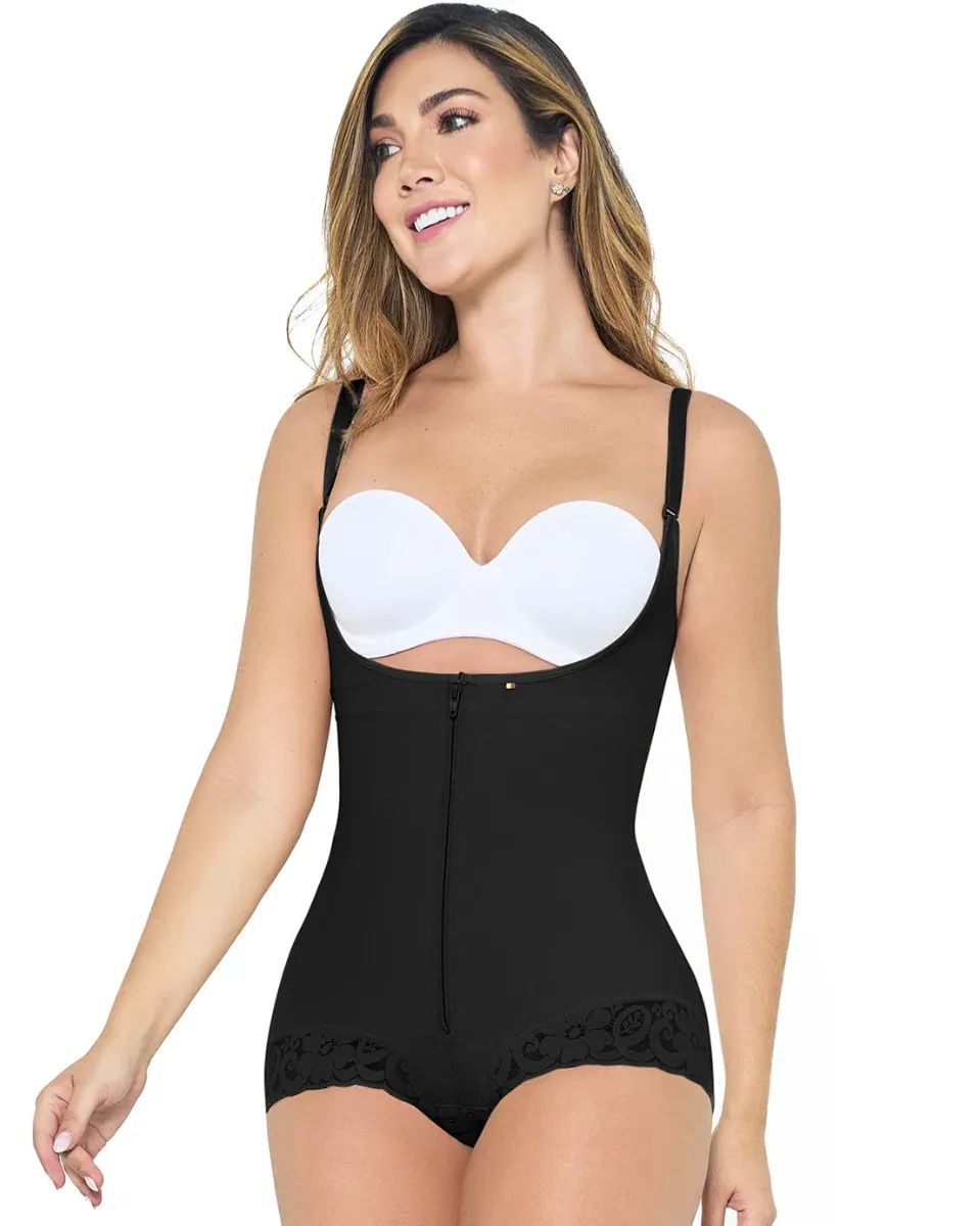 MariaE Fajas Pospartum & Daily Use Hiphugger Shapewear Bodysuit