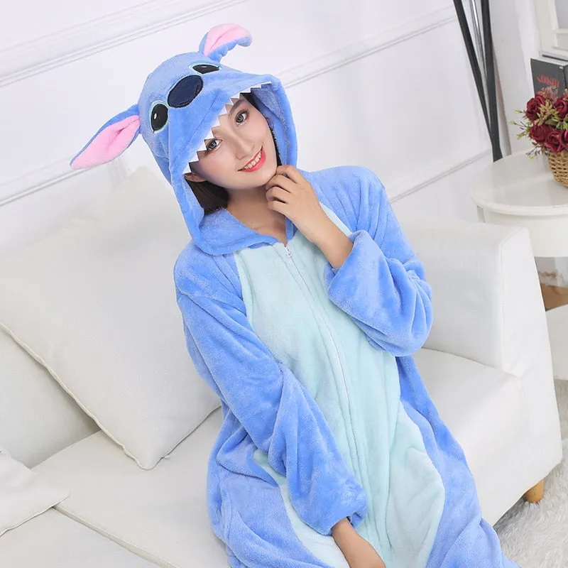 Men Pajamas (XXL 180-200CM) Kigurumi Onesie For Adults Women Slipper Zipper Animal Pyjamas One-Piece Pijama Cosplay Costume Gift