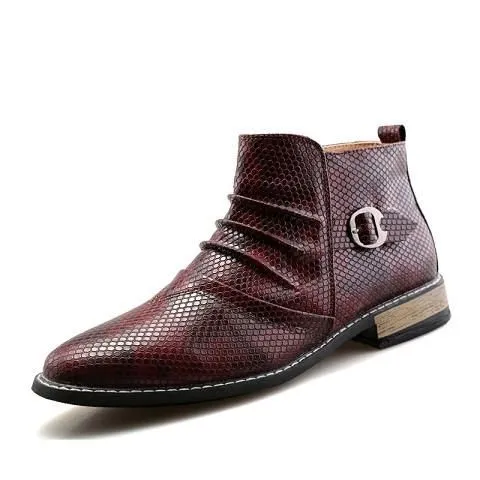 Men's British Ankle Dress Boots