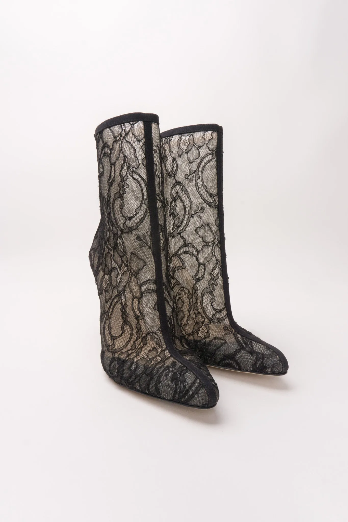 Mesh Lace Boots