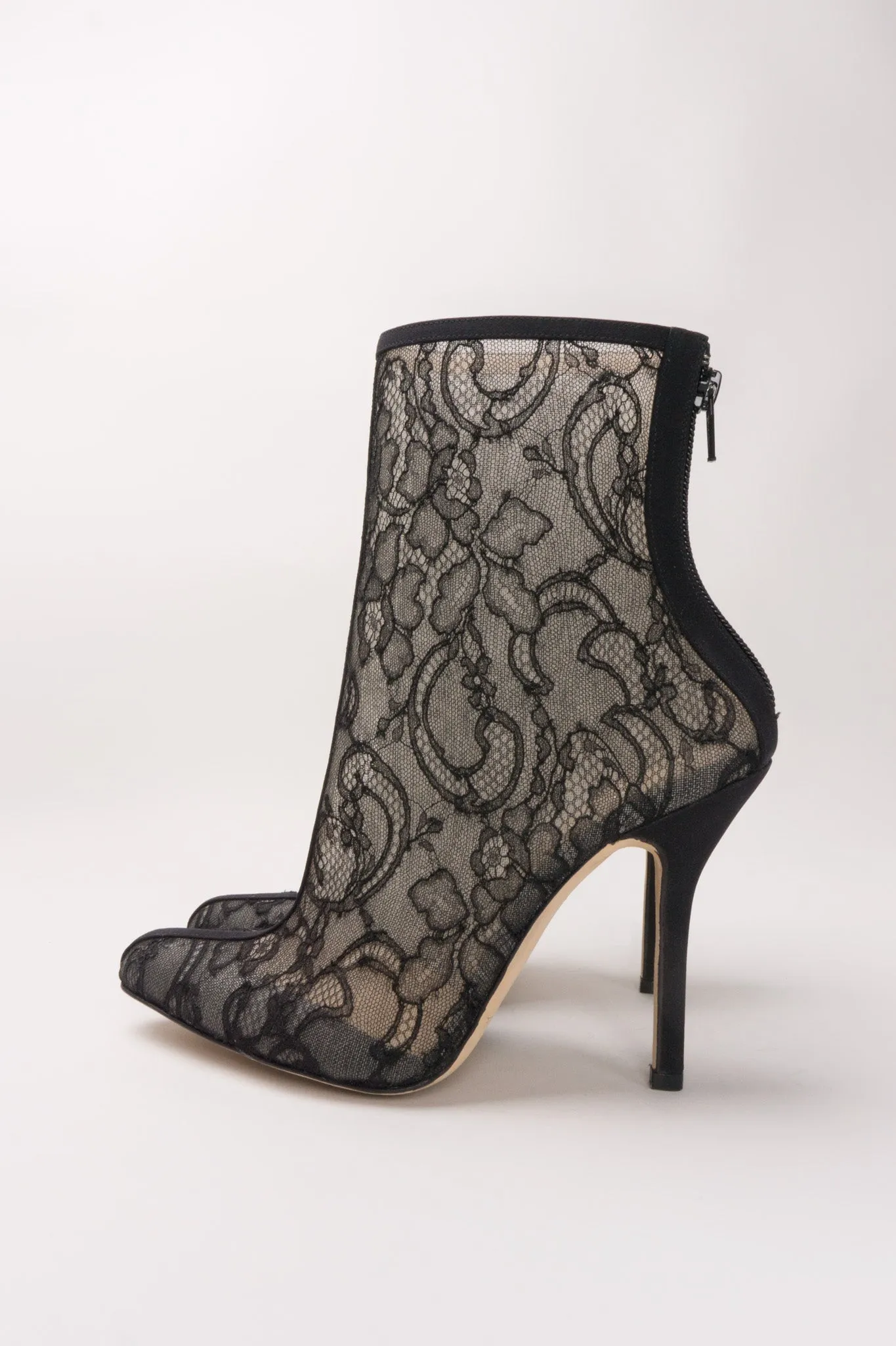 Mesh Lace Boots