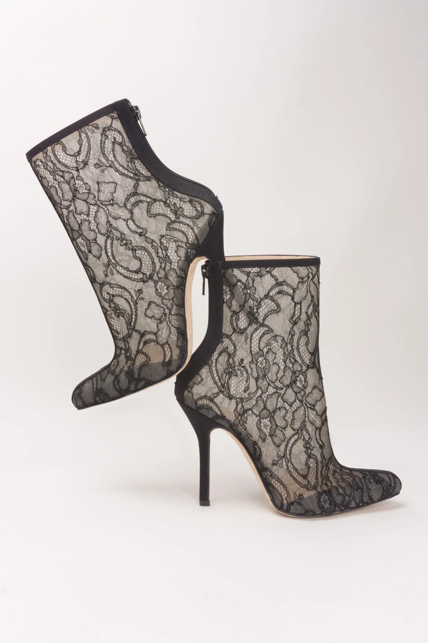 Mesh Lace Boots