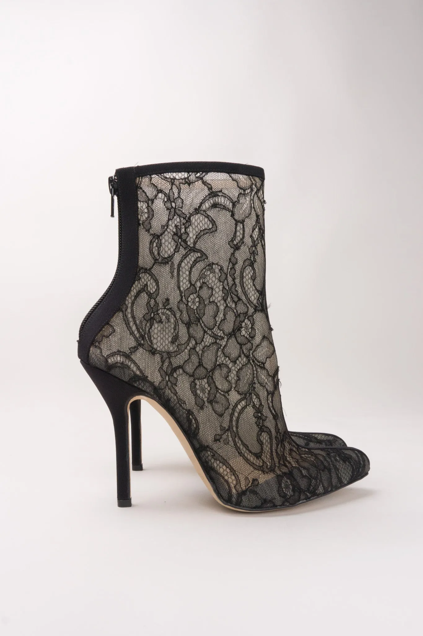 Mesh Lace Boots