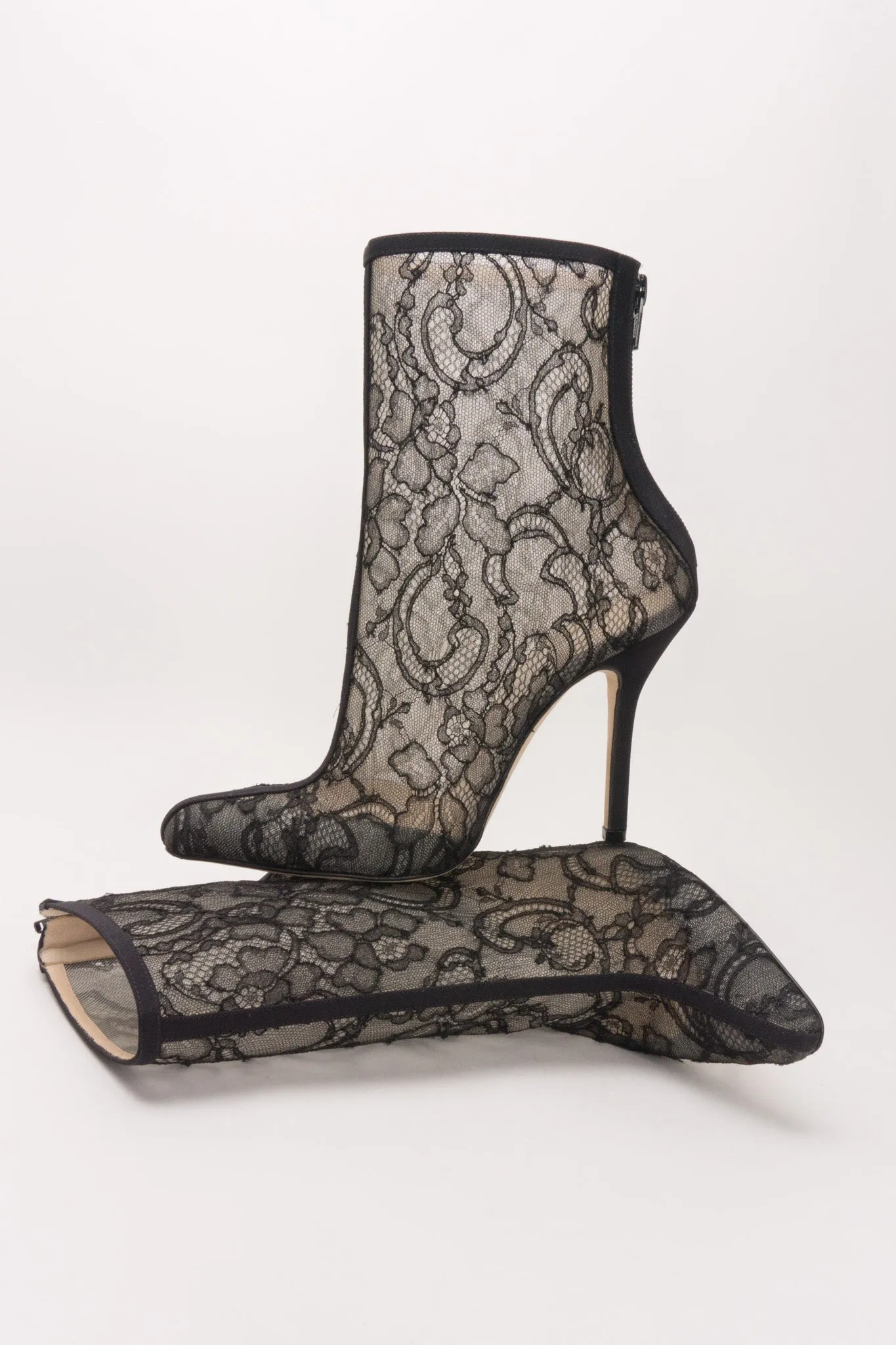 Mesh Lace Boots