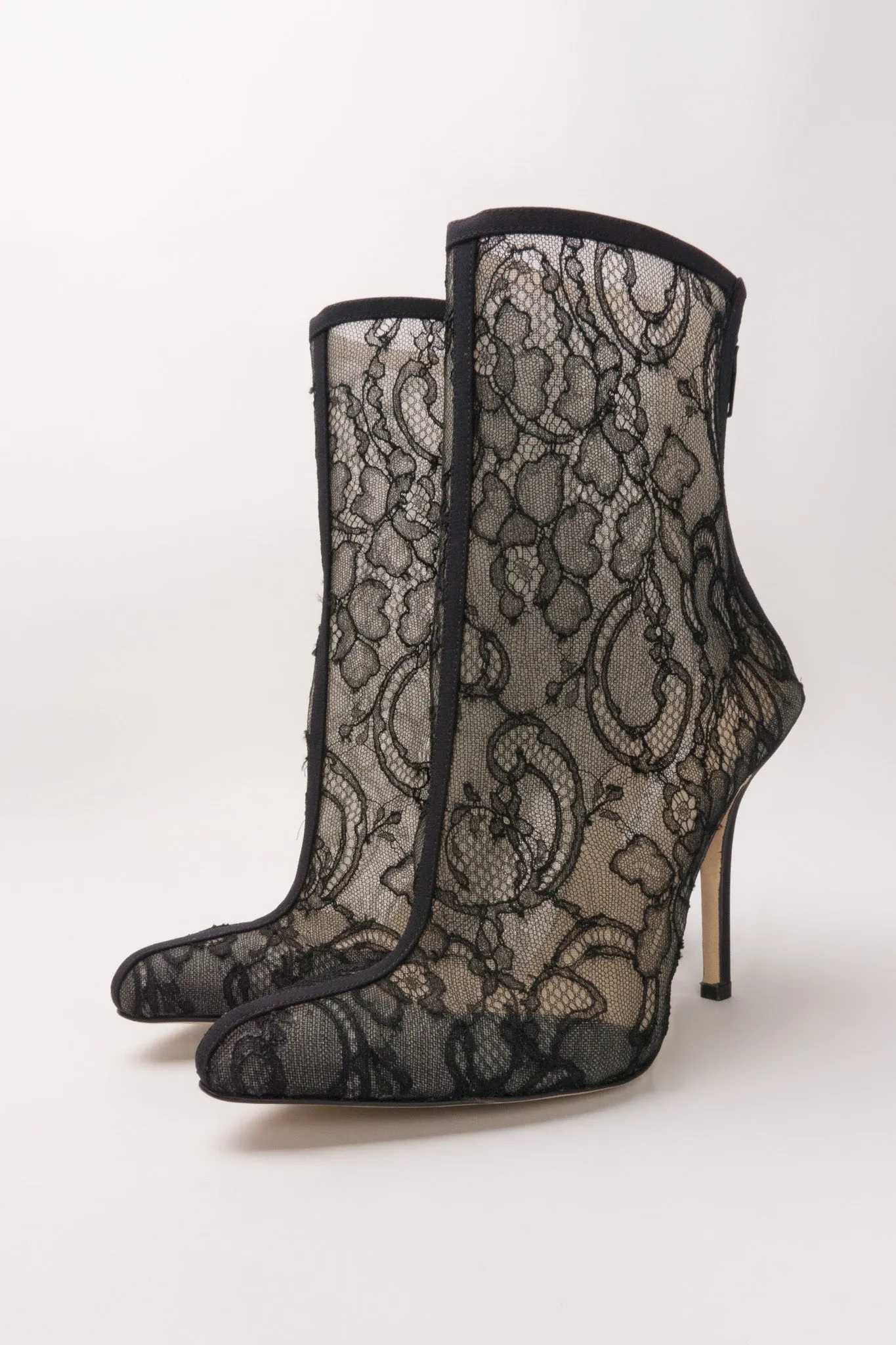 Mesh Lace Boots
